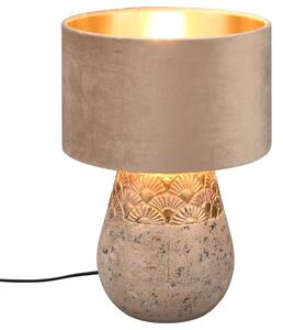 Stolní lampa KIRAN šedá/béžová