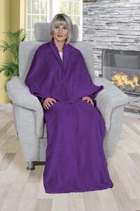 Bellatex Korall televizní pytel 150x180 cm fialový
