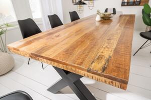 Jídelní stůl IRON CRAFT X NATUR 200 CM masiv mango Nábytek | Jídelní prostory | Jídelní stoly | Všechny jídelní stoly