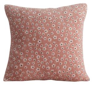 Oboustranný povlak na polštářek DUO SENSE DAISELLE 45x45 cm mikroplyš/flanel, růžový