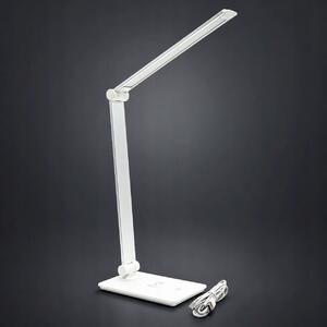 Stolní lampa Berger 1041-TL-11 bílá, stříbrná 11 W