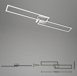 Briloner Stropní LED svítidlo (obdélníkové (chrom-hliník)) (100348300002)