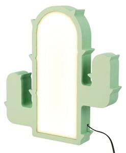 LED nástěnné svítidlo do dětského pokoje CACTUS - 10W, 3000K (teplá bílá), zelené