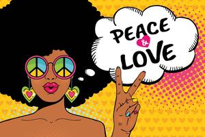 Samolepící tapeta život v míru - PEACE & LOVE
