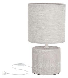 Moderní stolní lampa DINA - 1xE14, 40W, šedá