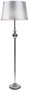 Moderní stojací lampa PRIMA - 1xE27, 60W, chromovaná / stříbrná