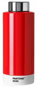 Červená kovová termoláhev Pantone Red 2035 530 ml