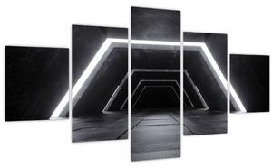 Obraz - Futuristický tunel (125x70 cm)
