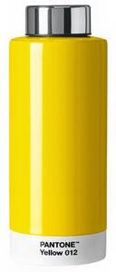 Žlutá kovová termoláhev Pantone Yellow 012 530 ml