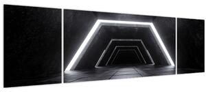 Obraz - Futuristický tunel (170x50 cm)