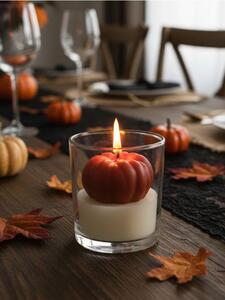 Sinsay - Vonná svíčka ve skle Pumpkin Cream Brule - oranžová