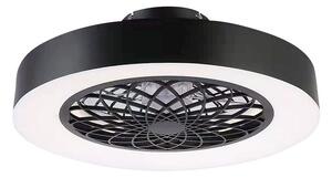 Rabalux 5419 LED stropní svítidlo s ventilátorem Adonias 1x35W | 1600lm | 3000-6000K - dálkové ovládání, nastavitelnost teploty osvětlení, časovač, stmívatelné, černá