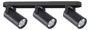 Stropní bodové svítidlo GARY - 3xGU10, 15W, černé