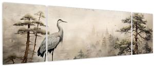 Obraz - Kreslená krajina (170x50 cm)