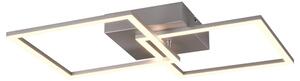 Stropní LED svítidlo TRAIL stříbrná, šířka 45 cm