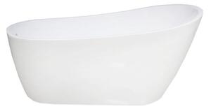 BPS-koupelny Volně stojící akrylátová vana ARIA 506D 170x80 bílá, odtokový komplet chrom