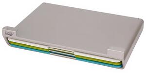 Joseph Joseph Sada tří plastových prkének s pouzdrem Folio Slim Multicolour 27 x 36 cm