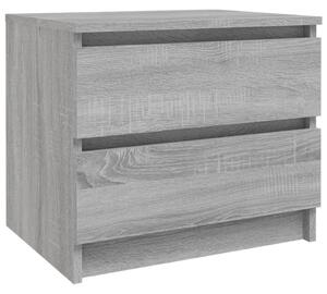 Noční stolek šedý sonoma 50 x 39 x 43,5 cm kompozitní dřevo
