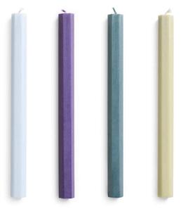 HAY Svíčky Hexagon Candle set 4ks, meadow