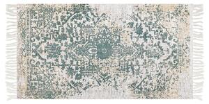 Vintage koberec 80 x 150 cm béžový/ zelený BOYALI