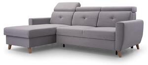 Rohová sedací souprava Sanfew (šedá) (L). Akce -20%