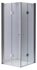 BPS-koupelny Čtvercový sprchový kout KZ1290C 100x100 chrom/transparent - bez vaničky