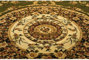 Kusový koberec klasický vzor 3 zelený ovál 140x190cm