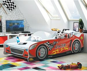Dětská postel CARS 160x80 cm Červená