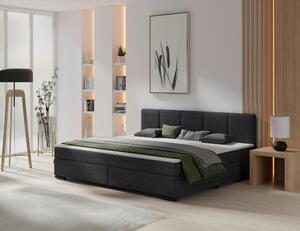 POSTEL BOXSPRING, 240/200 cm, antracitová MID.YOU - Manželské postele, Online Only