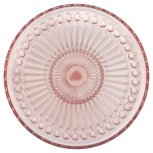 Skleněný talíř Alice Pale Pink 18,5 cm