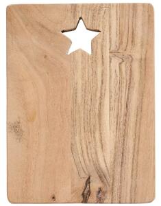 Dřevěné prkénko Acacia Star