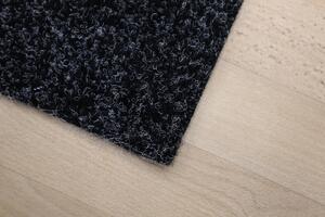 Vebe AKCE: 100x400 cm Metrážový koberec Santana 50 černá s podkladem resine, zátěžový - Bez obšití cm