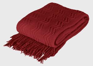 Pletená deka Marilyn Red červená 170 cm