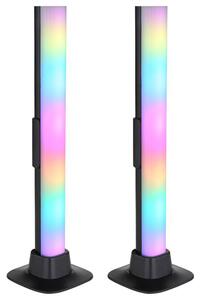 Set 2ks LED RGB lamp POLLIVER černá