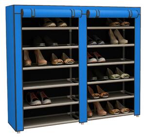Mobilní skříňka na ukládání bot ve 4 barvách - modrá
