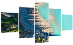 Obraz - Pohled na jezero (125x70 cm)