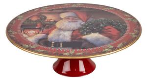 Vánoční stojan na dort s motivem Santa Clause L – 29x10 cm