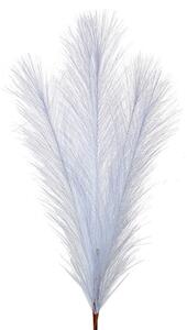 Bílá umělá rostlina střapatá travina – 72 cm