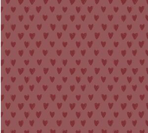Ib Laursen Balicí papír Desert Rose with Red Hearts - 5 m IBL400