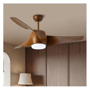 Immax NEO 07286L-LED Stm. str. ventilátor LED/18W/230V hnědá Wi-Fi Tuya + DO