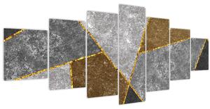 Obraz - Imitace materiálů (210x100 cm)