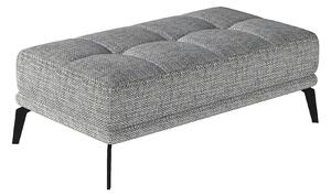 Stylový taburet ZINARA - popelavý