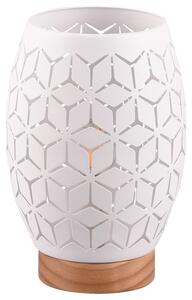 Stolní lampa BIDAR 1 bílá/světlé dřevo