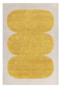 Okrově žlutý ručně tkaný vlněný koberec 120x170 cm Canvas – Asiatic Carpets