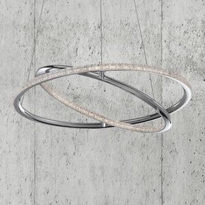 LED lustr Livorno 45 Chrome