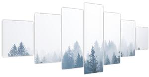 Obraz - Zamlžený les (210x100 cm)