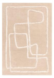 Béžový ručně tkaný vlněný koberec 200x300 cm Matrix – Asiatic Carpets