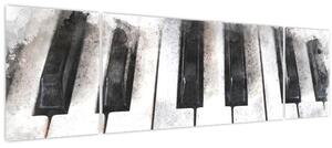 Obraz - Piano, aquarel (170x50 cm)