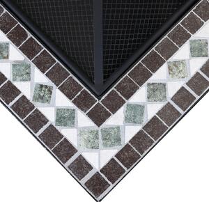 Runedak Ohniště s mozaikou 76x76 cm, Monzana
