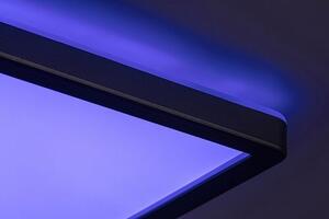 Rabalux 2291 Rasmus LED Stropní svítidlo s ovladačem | Přírodní bílá | RGB | Stmívatelné | 22W | Bílá | Kov | Stříbrná - r-2291